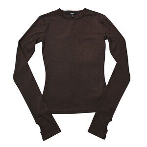 Khy x Entire Studios Standard L/S Tee in Chocolate